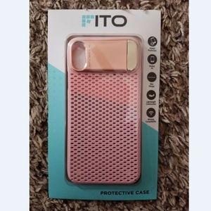 ** 2 / $15 ** FITO iPhone X Case Pink & Rose Gold